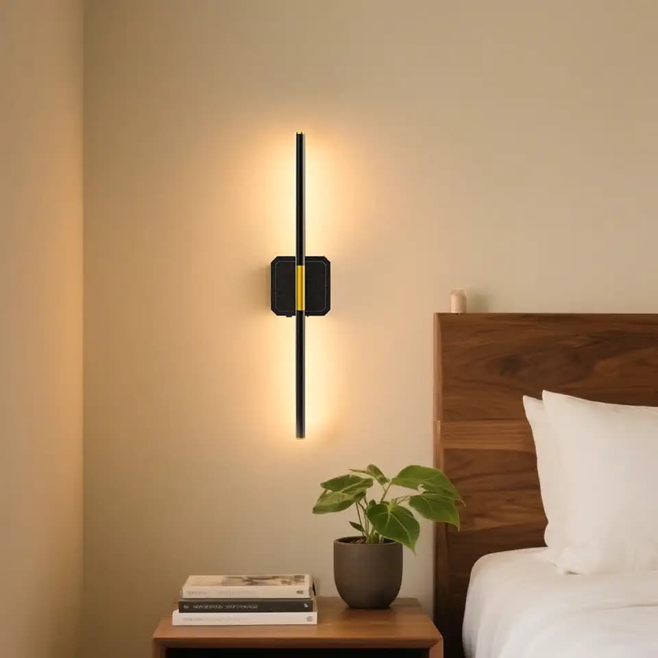 Battery Operated Wall Sconces Detachable Wireless Dimmable 1Pack 360°Rotate