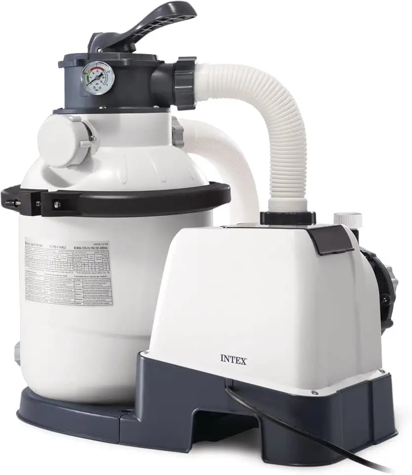 INTEX Krystal Clear 1,500 GPH Sand Filter Pump for Above Ground Pools