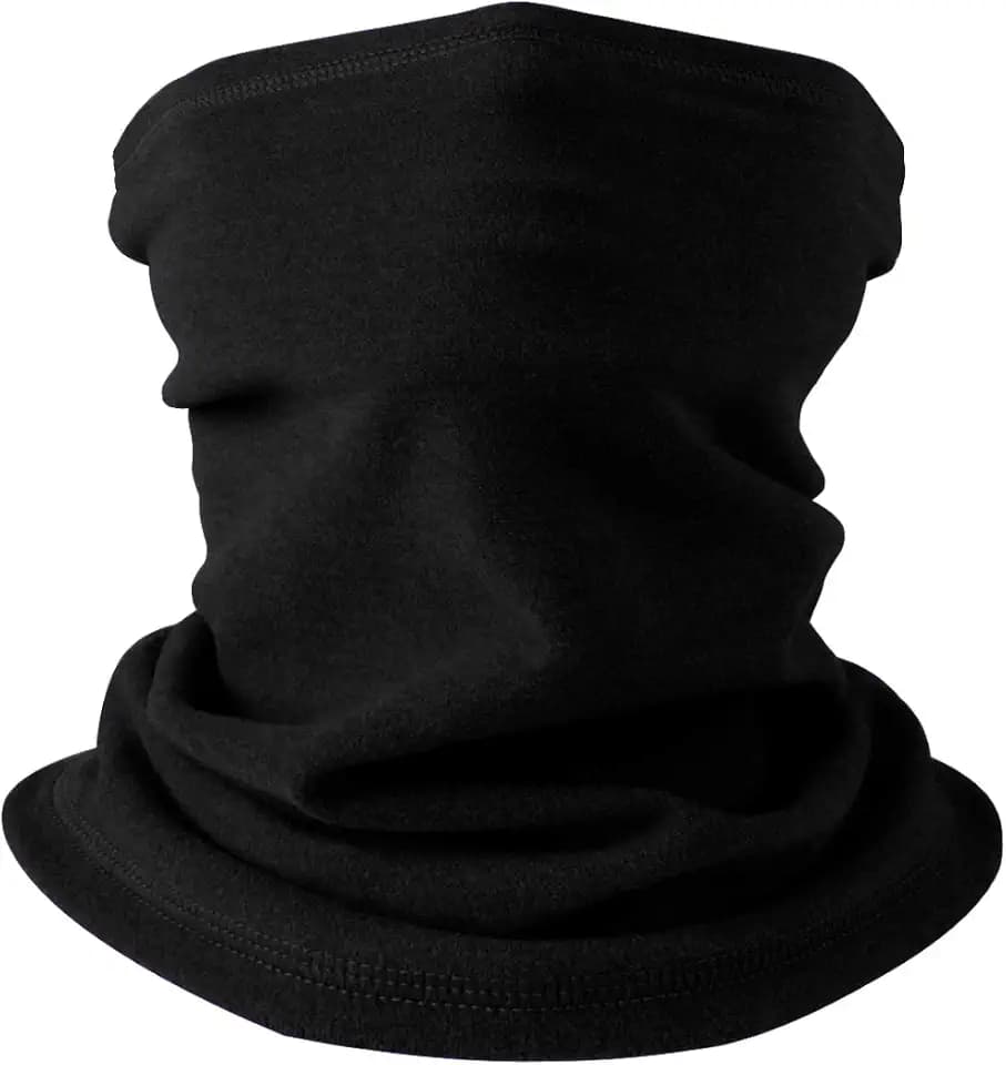 HEGCOIIE Winter Loop Schal Herren & Damen，Fleece Schlauchschal Halswärmer Halstuch Winddicht Ski Maske Warmer für Outdoor Skifahren Motorrad Laufen Radfahren