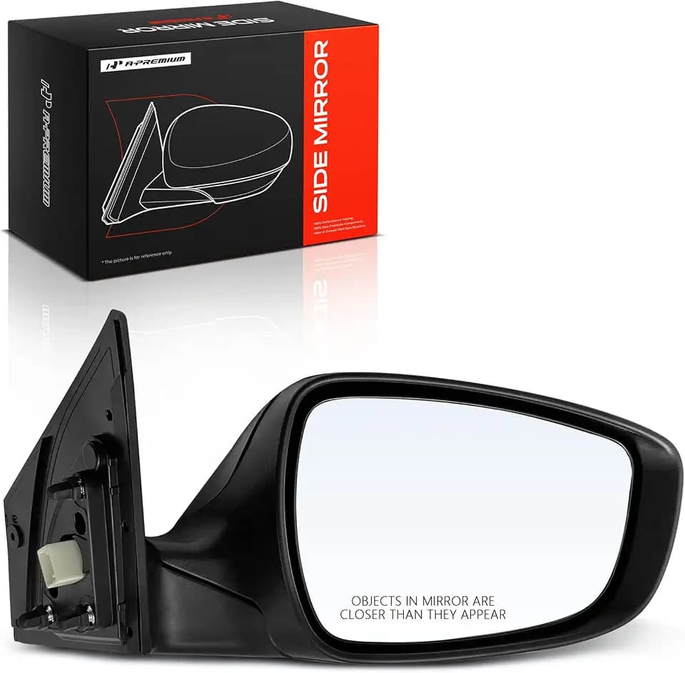 A-Premium Passenger Side Power Door Mirror Compatible with Hyundai