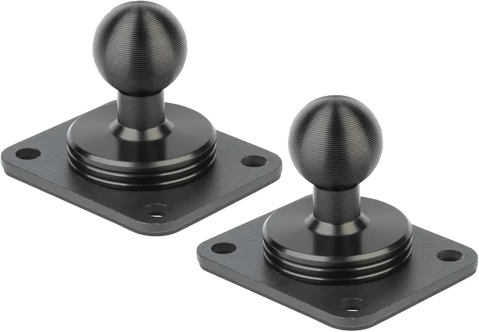 Bulletpoint Metal 4-Hole AMPS Base Mount with 20mm (0.787 inches) Mounting Ball (2 Pack)