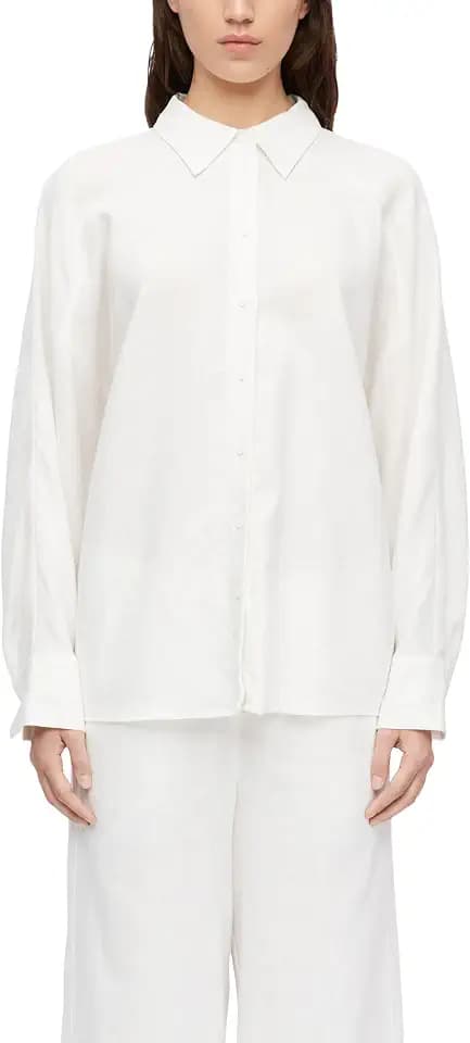 Comma Damen 2180869 Leinen Bluse (1er Pack)