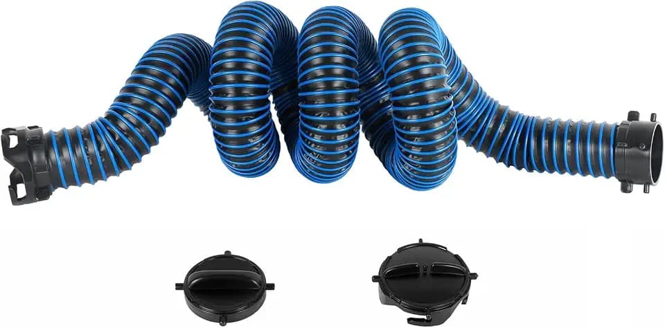 15FT RV Sewer Hose Extension Camper Sewer Hose Extension with Caps