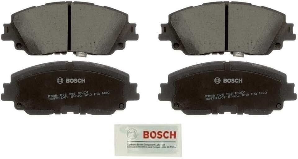 BOSCH BC2076 QuietCast Premium Ceramic Disc Brake Pad Set - Front