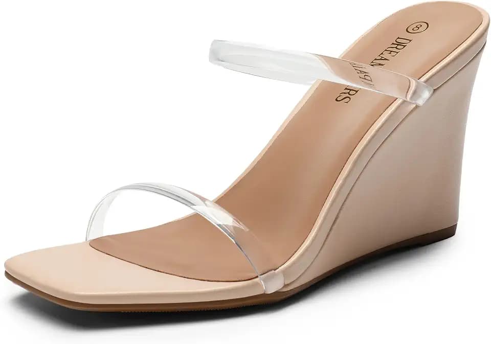 DREAM PAIRS Womens Espadrilles Platform Wedge Sandals