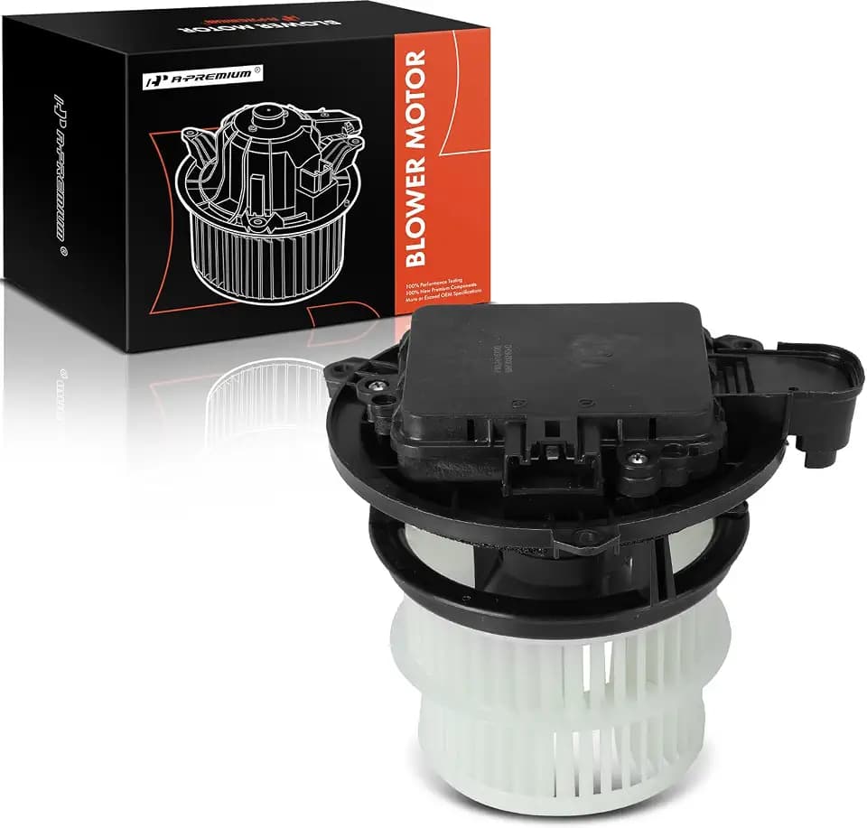 A-Premium Front HVAC Heater Blower Brushless Motor with Fan Cage