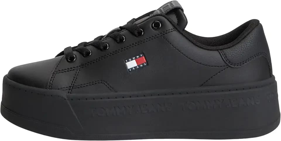 Tommy Jeans Damen Tjw Script Cupsole Flatform En0en02961Low Top