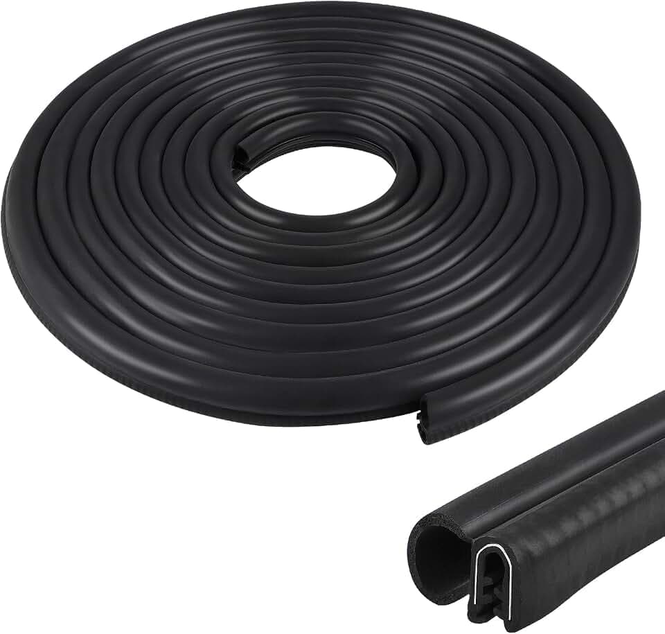 EFUTURETIME 10m Auto Türdichtung Universal EPDM Kofferraumdichtung Schwarz