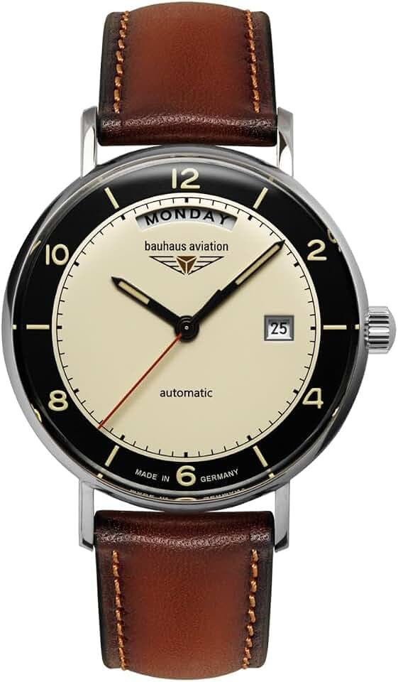 Bauhaus Aviation Vintage Pilot, Automatik, 24622