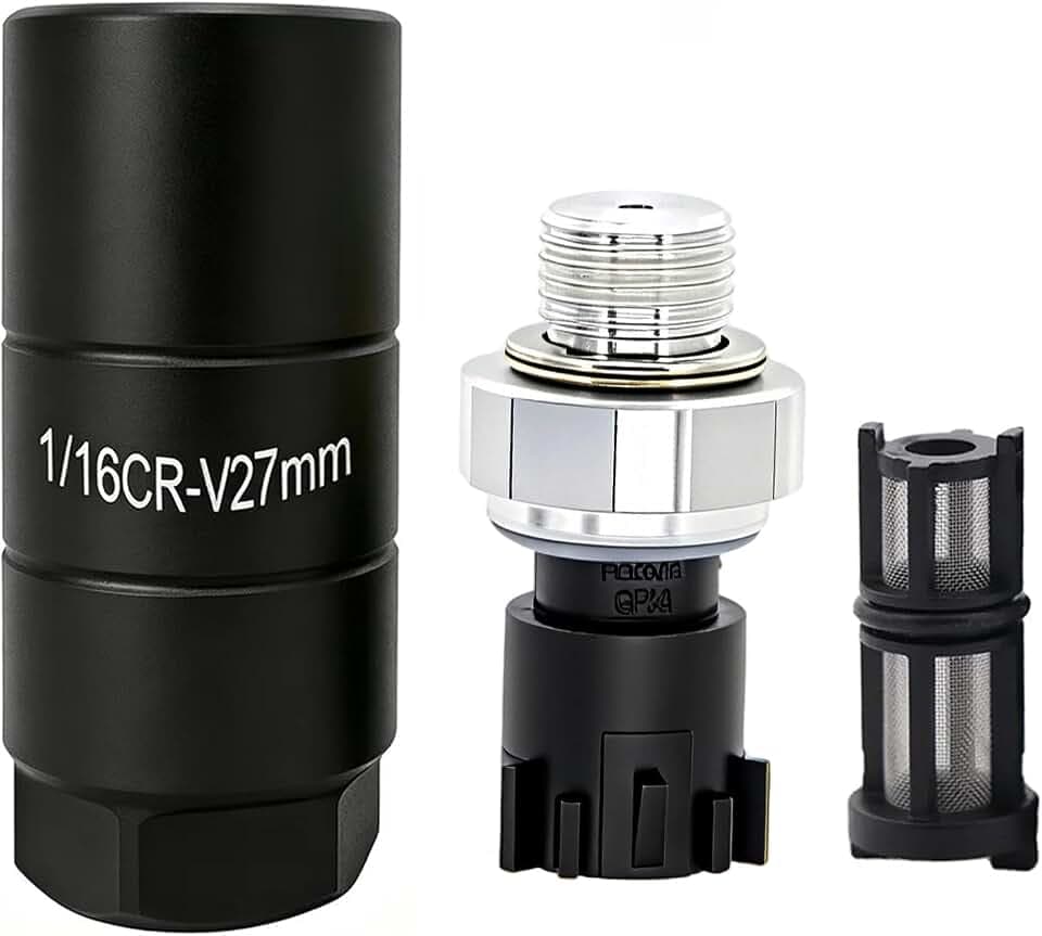 12673134 PS690 Oil Pressure Sensor & Socket for Chevy Silverado 1500 2500 3500 Express Avalanche Camaro Tahoe Colorado Cruze Equinox Suburban & GMC Savana Sierra Yukon Canyon Replaces 926041
