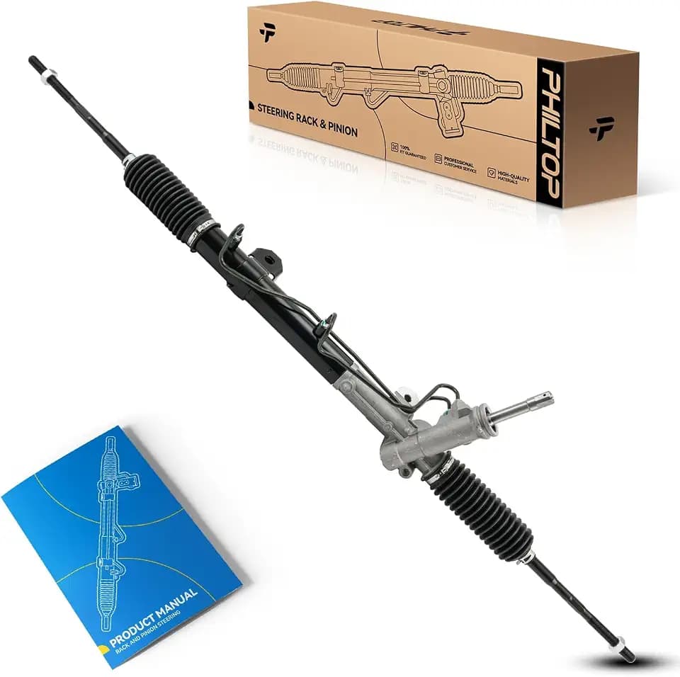 PHILTOP Hydraulic Power Steering Rack and Pinion Assembly Direct Fit 2007-2010 Caliber 2.4L, 2007-2010 Compass/Patriot, 2011-2017 Compass/Patriot 4WD Replace No.22-384