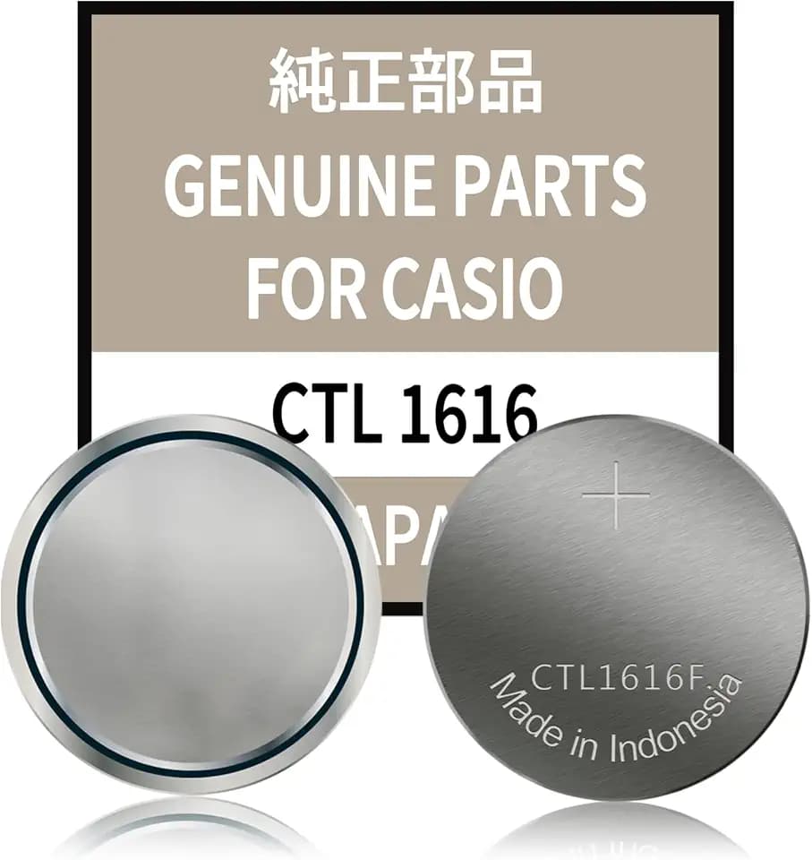 CTL1616F Battery,Replacement for Panasonic CTL1616 Battery Cell #10065657#10291127#10382262#10175828#94806704 for Casio Solar Powered Watches