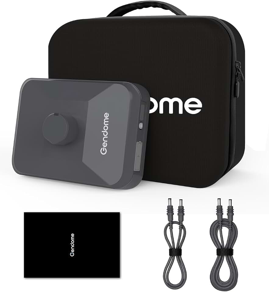 288Wh 90000mAh Battery Pack Power Station for StarLink Mini, StarGrid All-in-One Kit Carrying Case, GENDOME LiFePO4 Power Bank up to 8 hrs Runtime for Starlink Mini Outdoor Camping