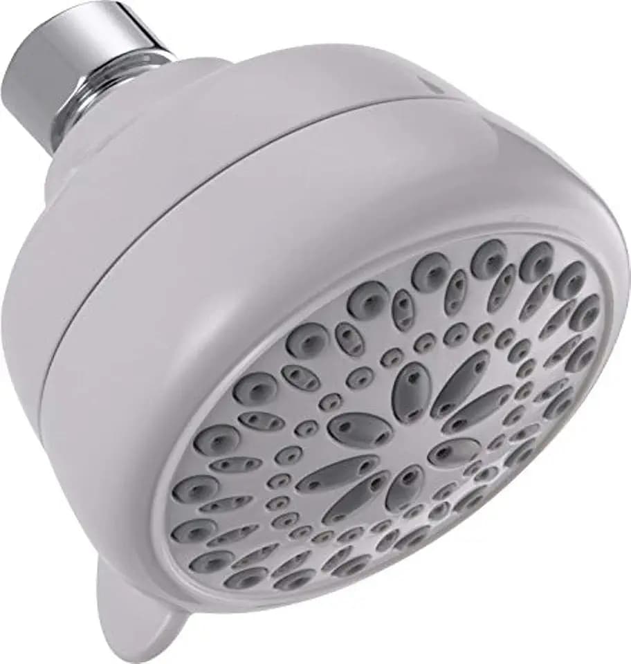 DELTA FAUCET 75763CWH 7-Setting Shower Head, White
