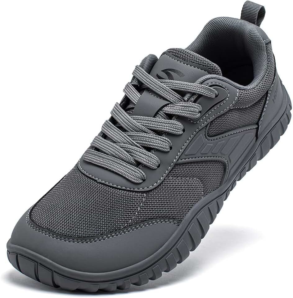 HOBIBEAR Wide Barefoot Shoes for Womens Mens Minimalist Trail Running Hiking Sneakers Comfortable Lightweight