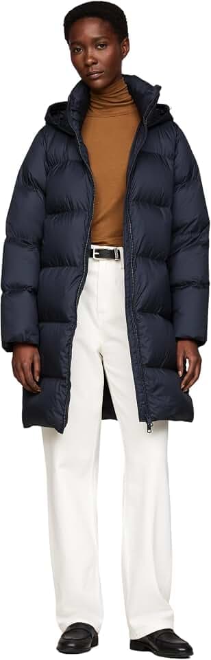 Tommy Hilfiger Damen Hw Down Casual Coat Ww0ww43583 Daunenmantel (1er Pack)