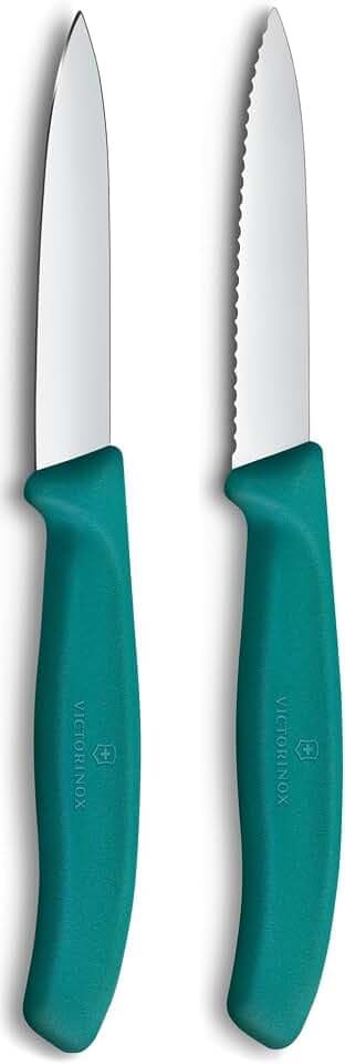 Victorinox Swiss Classic Gemüsemesser-Set, Tomatenmesser, 2-teilig, Grün