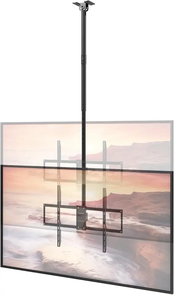 PUTORSEN Ceiling TV Mount for 50-100 Inch, Adjustable Full Motion Bracket