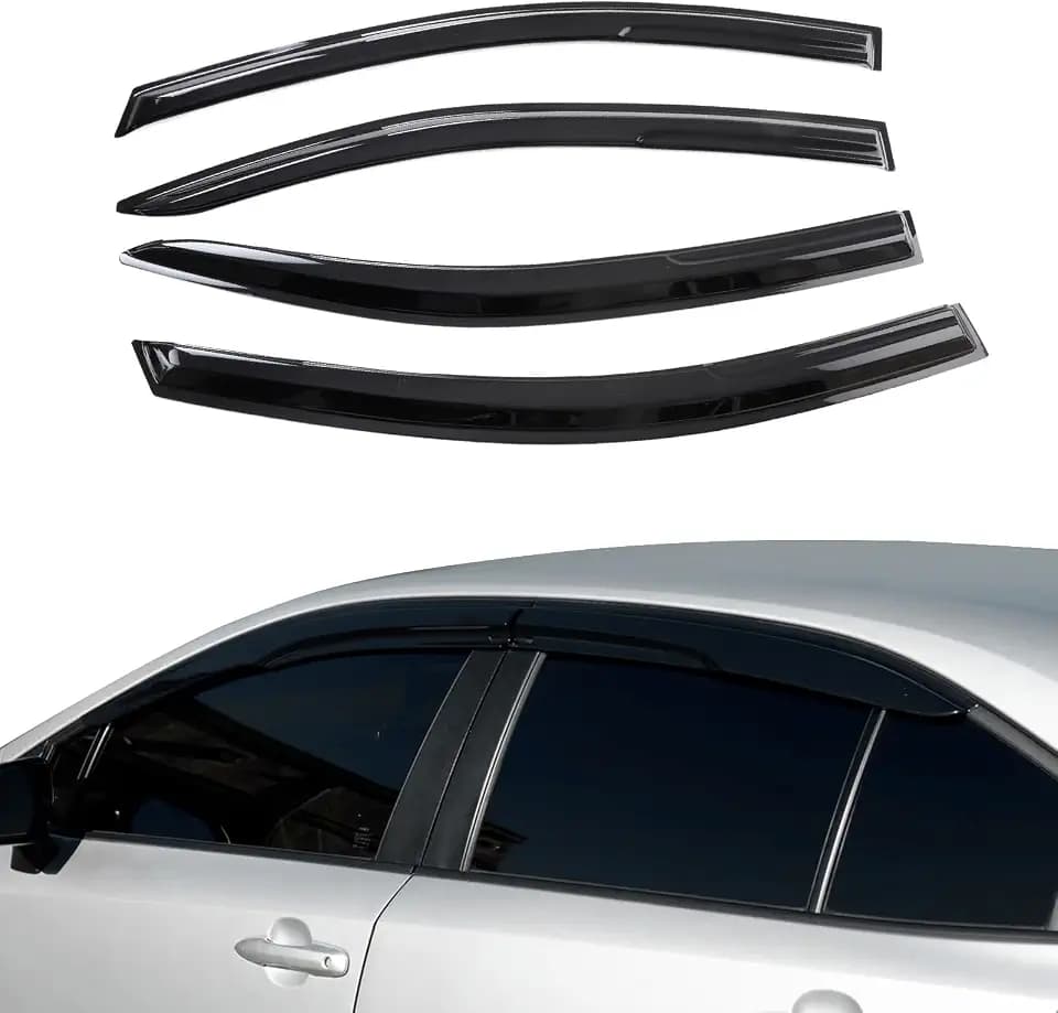 Outside Mount Window Visors Rain Guards forToyota Corolla 4DR JDM 2020-2026