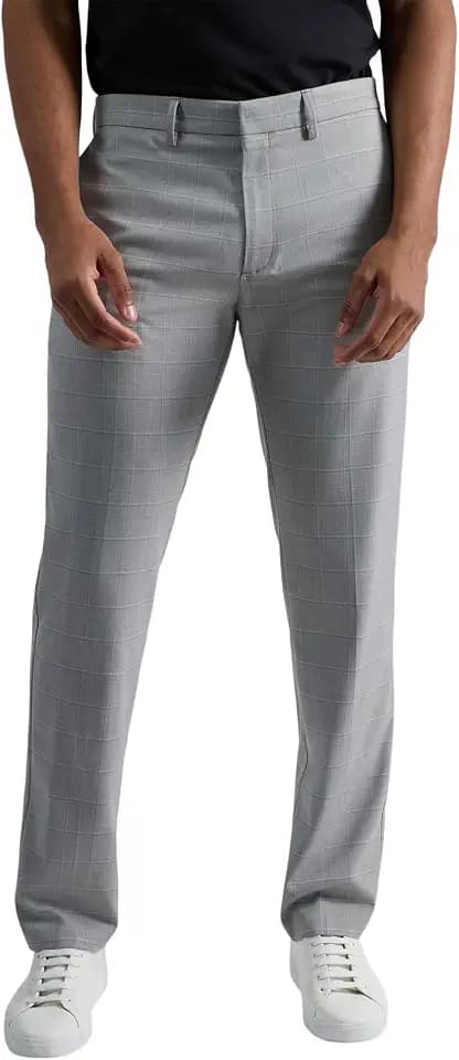 Kenneth Cole Reaction Mens Premium Flex Slim Fit Dress Pant - Patterns and Solids