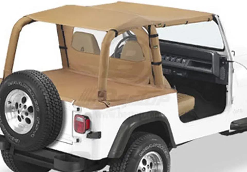 Bestop Strapless Safari Bikini Spice 5252937 for Jeep Wrangler YJ 1992-1995