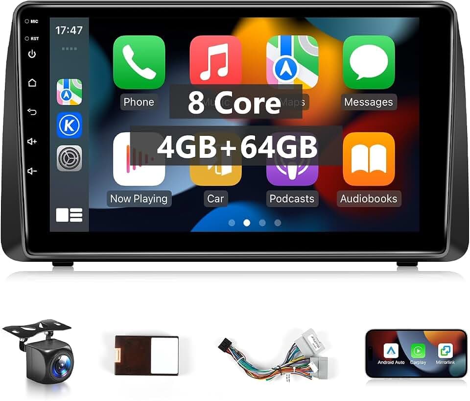 VQU Car Radio for Dodge Grand Caravan 2011-2020 Car Play