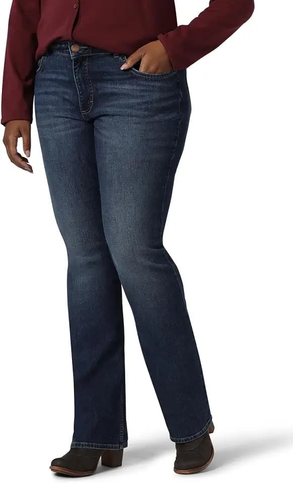 Riders by Lee Indigo Damen Midrise Bootcut Jeans