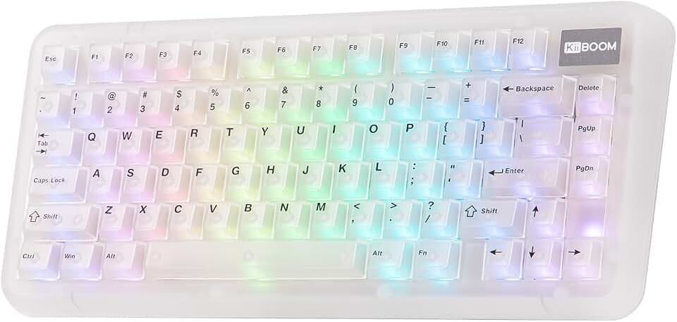 KiiBoom Phantom81 Lite 75% Gasket Mechanical Keyboard, VIA Programmable