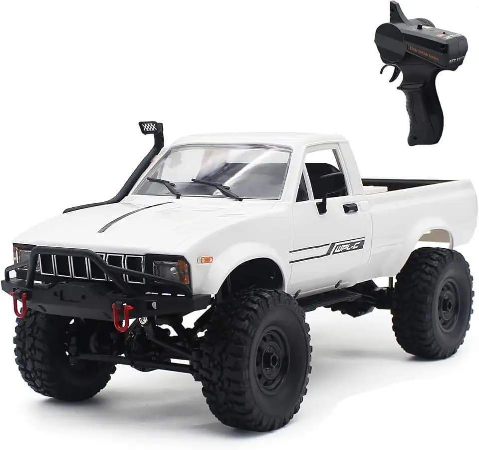 Mostop 1:16 Ferngesteuertes Lastwagen, Full Scale 4WD Off-Road RC LKW, RC Car mit 2 Akkus & Tempo Lenkung Control Steigfahrzeug Geschwindigkeit Modell Spielzeug Geeignet für Kinder