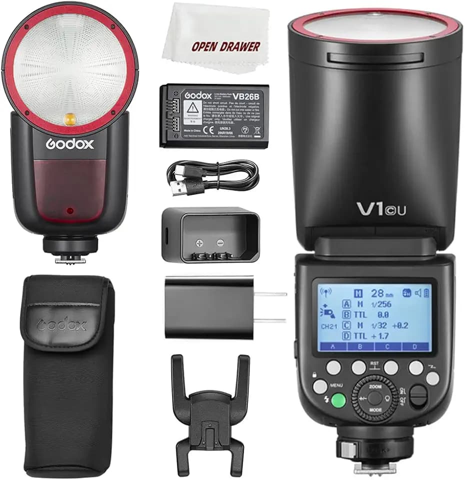 Godox V1 Flash V1 Round Head Godox Flash for Canon (USA Version)