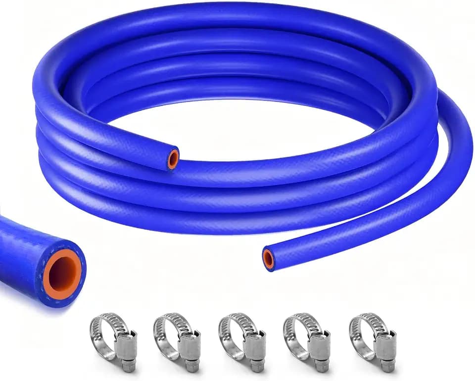 5/16" ID-5Ft(ID 8mm) Heater Hose Enhanced Double Reinforcement