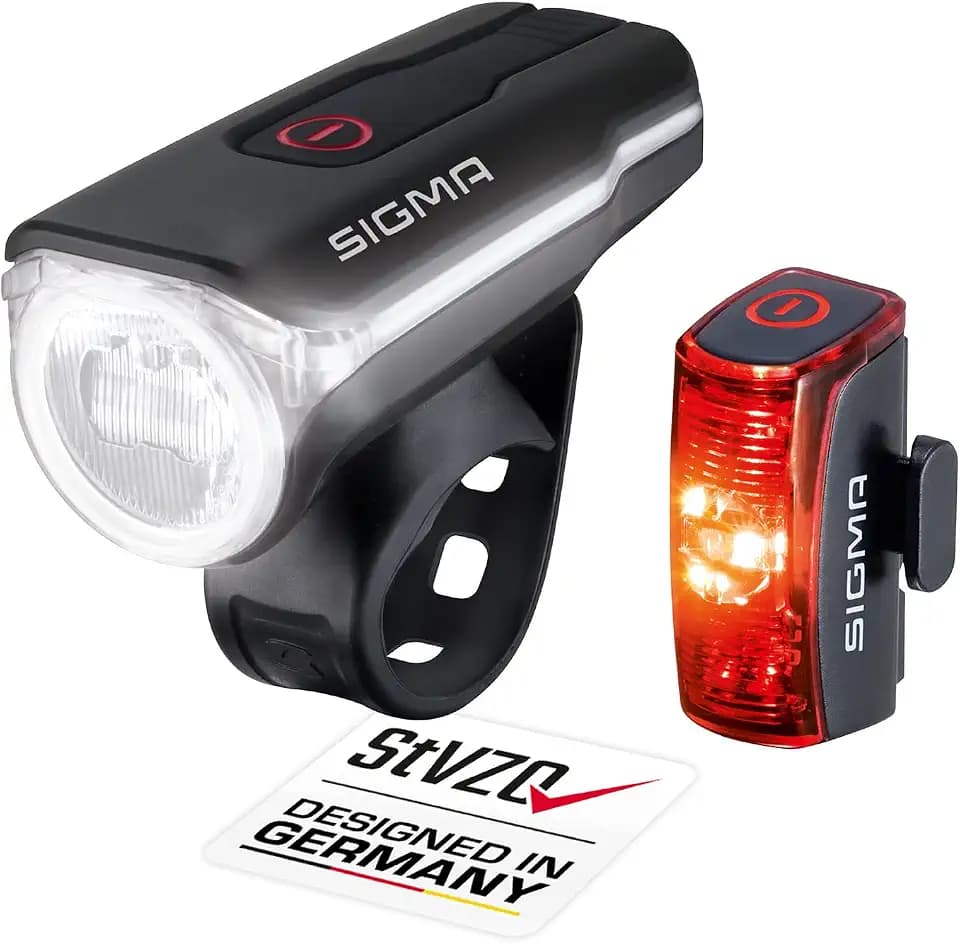 SIGMA LED Fahrradlicht Set AURA 60 und INFINITY | StVZO zugelassen