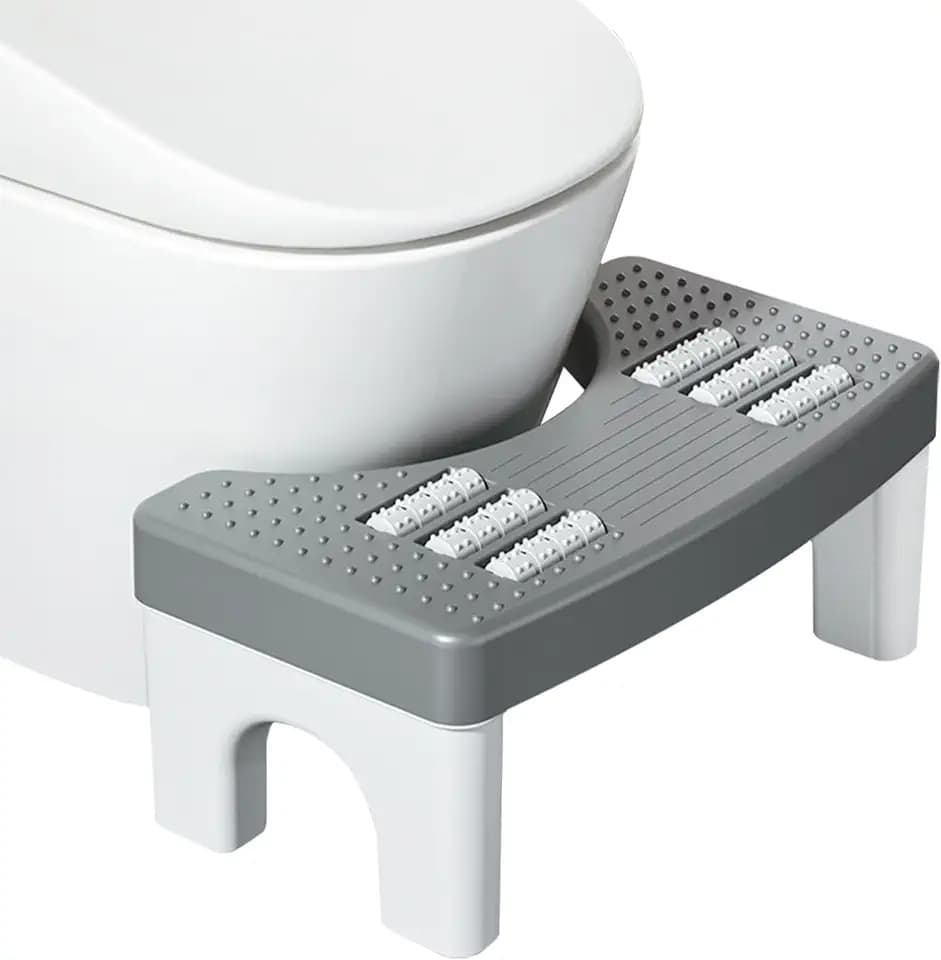 HEKOBAG Toilettenhocker Erwachsene, Klohocker, WC Hocker, Toilet Stool