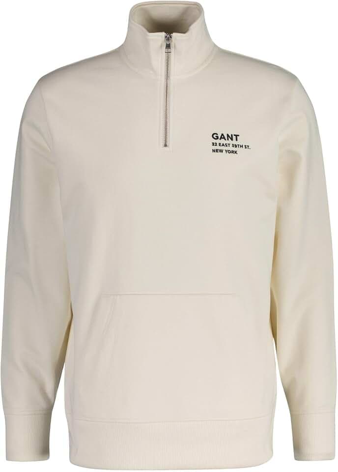 Gant Herren Script Graphic Half Zip Sweat Sweatshirt