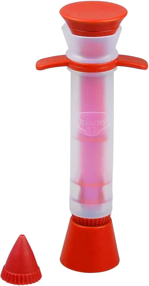 Dr. Oetker Silikon-Dekorierstift Flexxibel Love – Ideal für kreative Dessertgestaltungen, hitzebeständig, spülmaschinengeeignet und wiederverwendbar