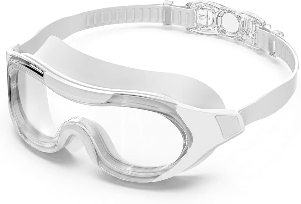 Schwimmbrille Erwachsene, Anti-Beschlag, UV-Schutz, Klarsicht