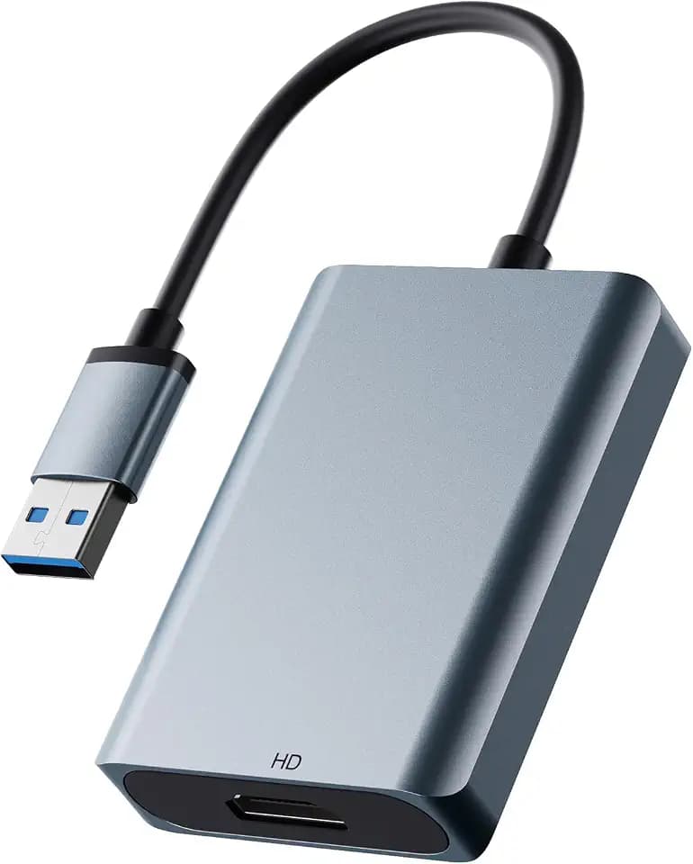 WENTER USB to HDMI Adapter, USB 3.0 HDMI Audio Video Graphics Converter Cable for Laptop Monitor Desktop TV, Compatible with Mac OS,Windows 10/8.1/8/7