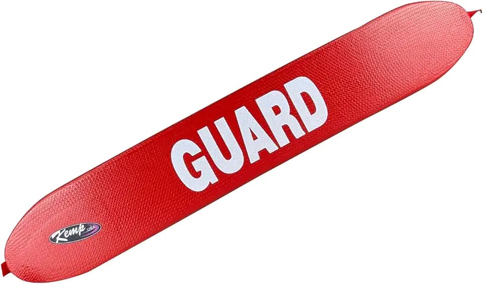 Kemp USA Standard and Premium Grip It Rescue Tube™ with Mesh and Guard Logo - Life Guard Equipment for Pool Safety