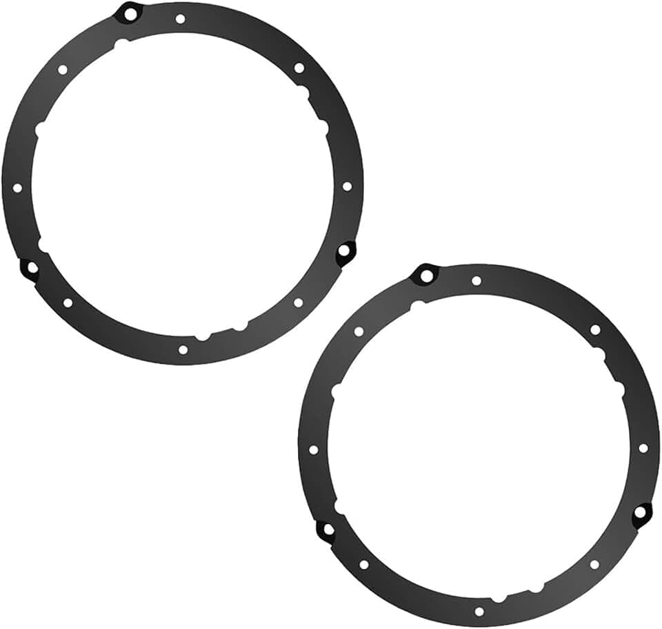 Metra Speaker Adapters for Subaru Legacy 2005-2009, 6.5 to 6.75 Inch, Black, Nickel Finish