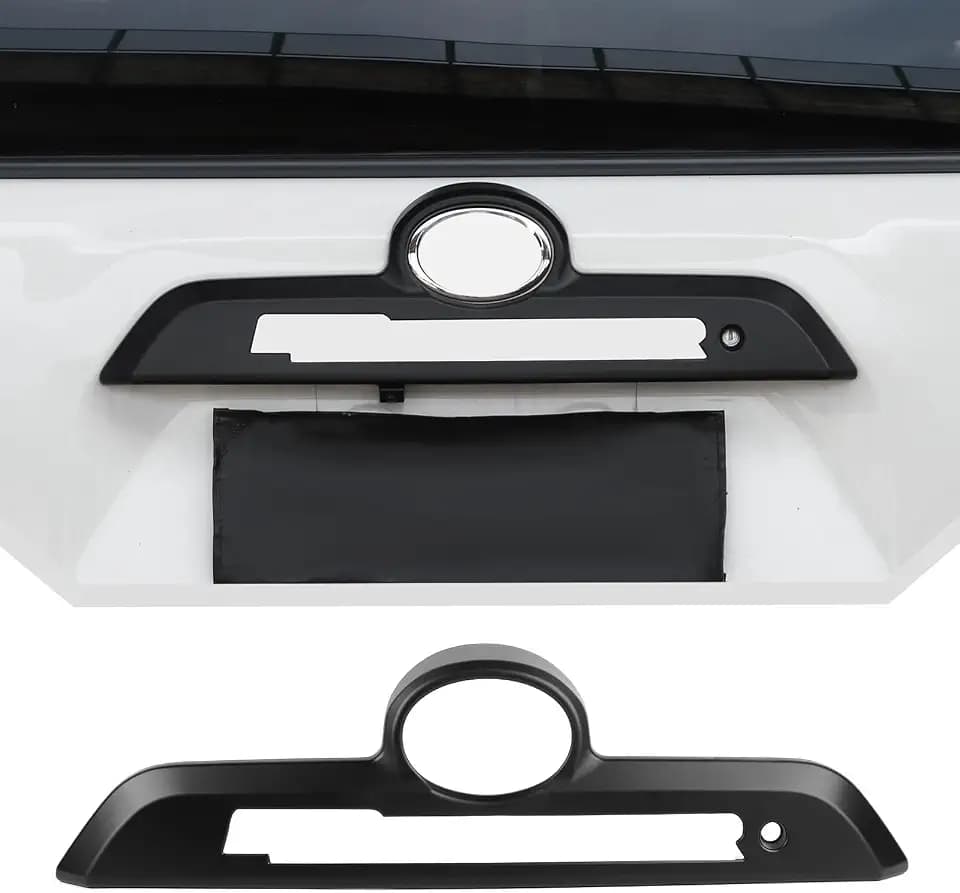 JeCar for 4Runner Tailgate Handle Cover Rear Door Handle Trim Accessories Compatible with 2010-2023 Toyota 4Runner(Matte Black)