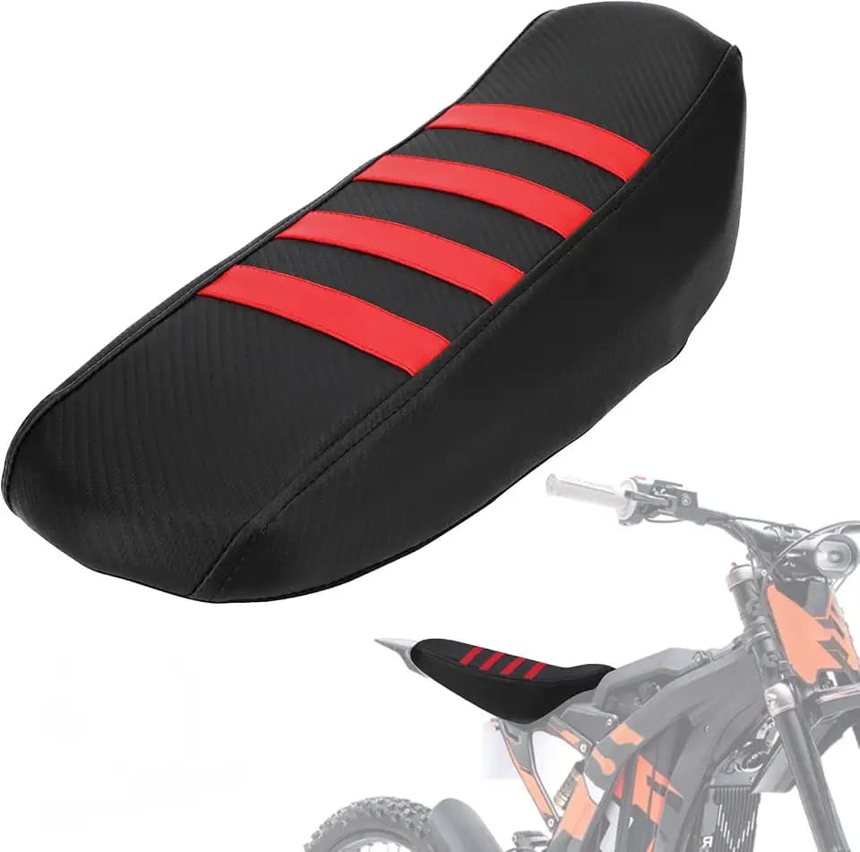 Seat Cover for Surron LBX 79bike Falcon Pro, Electric Dirt Bike Seat Cover for Sur Ron Red,Non-Slip Soft High Elastic Leather