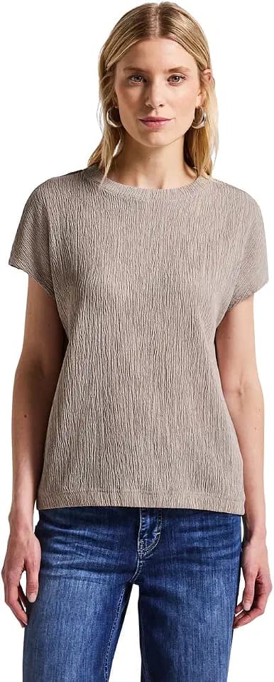 Damen Strukturmix Shirt