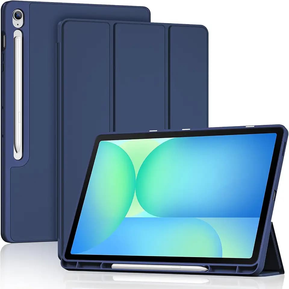 ProCase Slim Case for Galaxy Tab S10 FE+ 5G 13.1", S Pen Holder - Navy