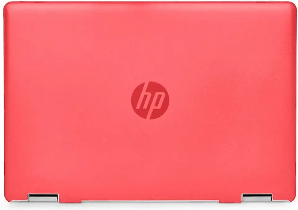 mCover Case Compatible for 2020~2021 14" HP Pavilion X360 14-DHxxxx Series 2-in-1 Convertible Notebook Computers ONLY (NOT Fitting Other HP Models) - Red