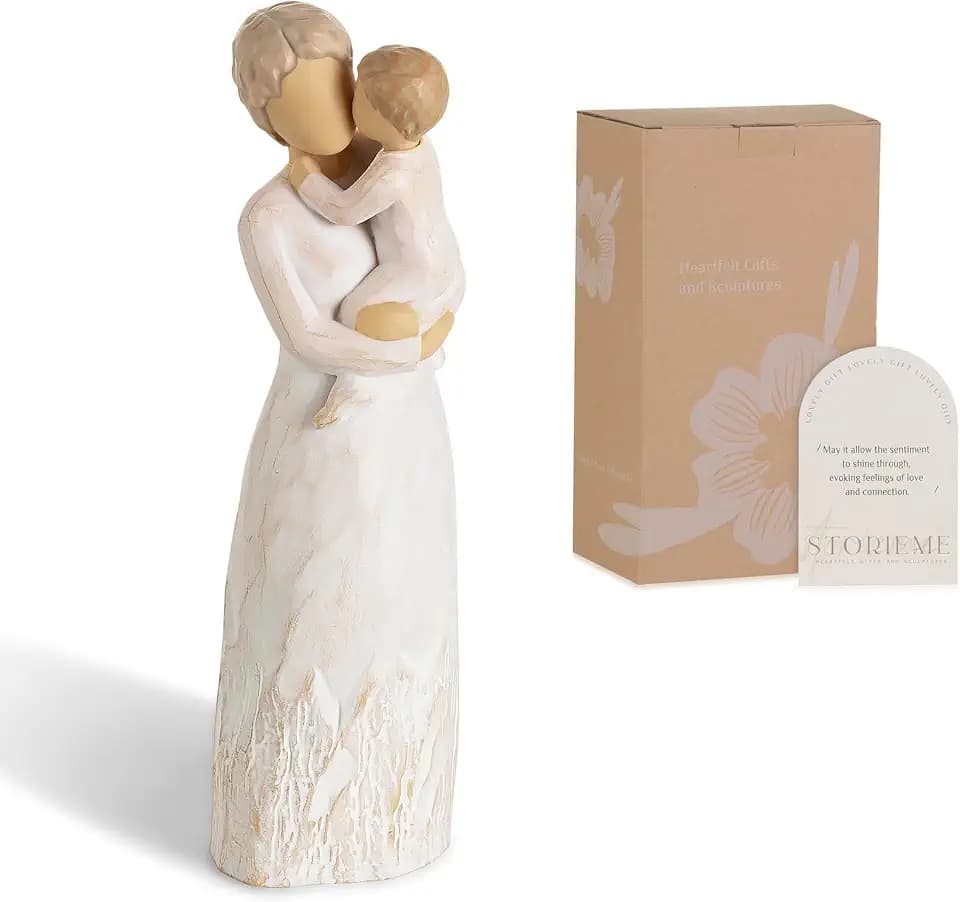 Storieme Tolle Oma Geschenke für Oma: Nanny und Enkelkind Figur