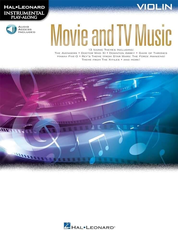 Movie and TV Music for Violin: Instrumental Play-Along Series [With Access Code] (Hal-Leonard Instrumental Play-Along)