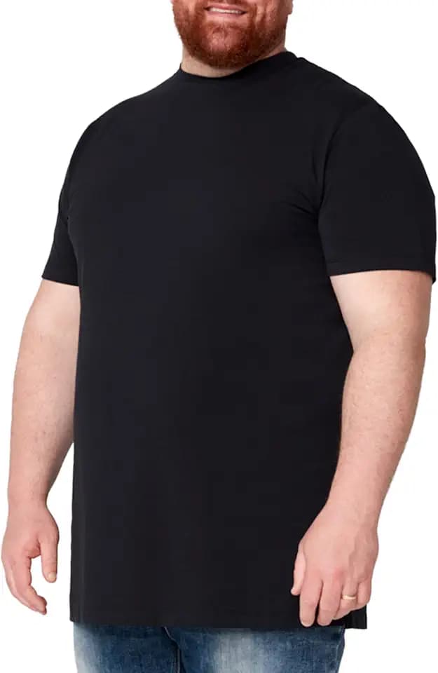 STRONGSIZE Big and Tall Crewneck T-Shirts – Wrinkle-Resistant Jersey Cotton