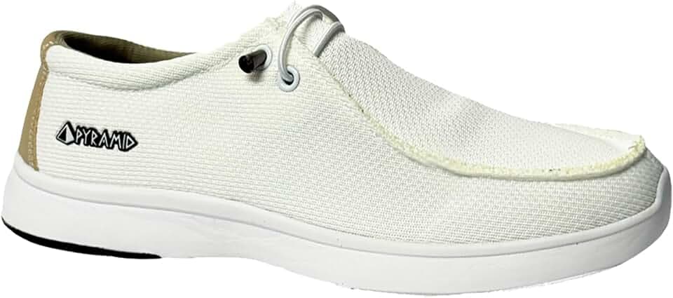 Pyramid Women’s Path Lite “Hey Bro” Slip-On Knit Bowling Shoes - Lightweight Seamless Design, Athletic Fit, Breathable Knit Upper, Universal Slide Soles