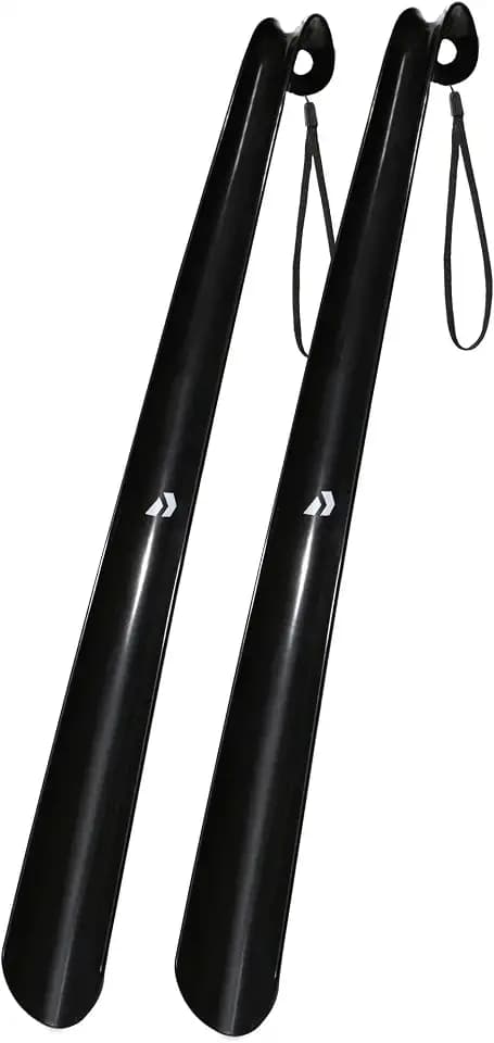 Nextnoid Shoe Horn Long Handle for Seniors - 16.5"-23" Straight & Sturdy Long Shoe Horn for Men, Women & Kids