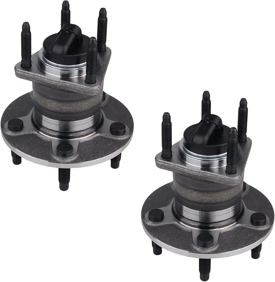 PAROD Pair 512285 Rear Wheel Hub a& Bearing Assembly Compatible with 2009-2010 Chevy Cobalt, 2008-2010 HHR, 2004-2012 Malibu, 2005-2010 Pontiac G6, 2007-2009 Saturn Aura